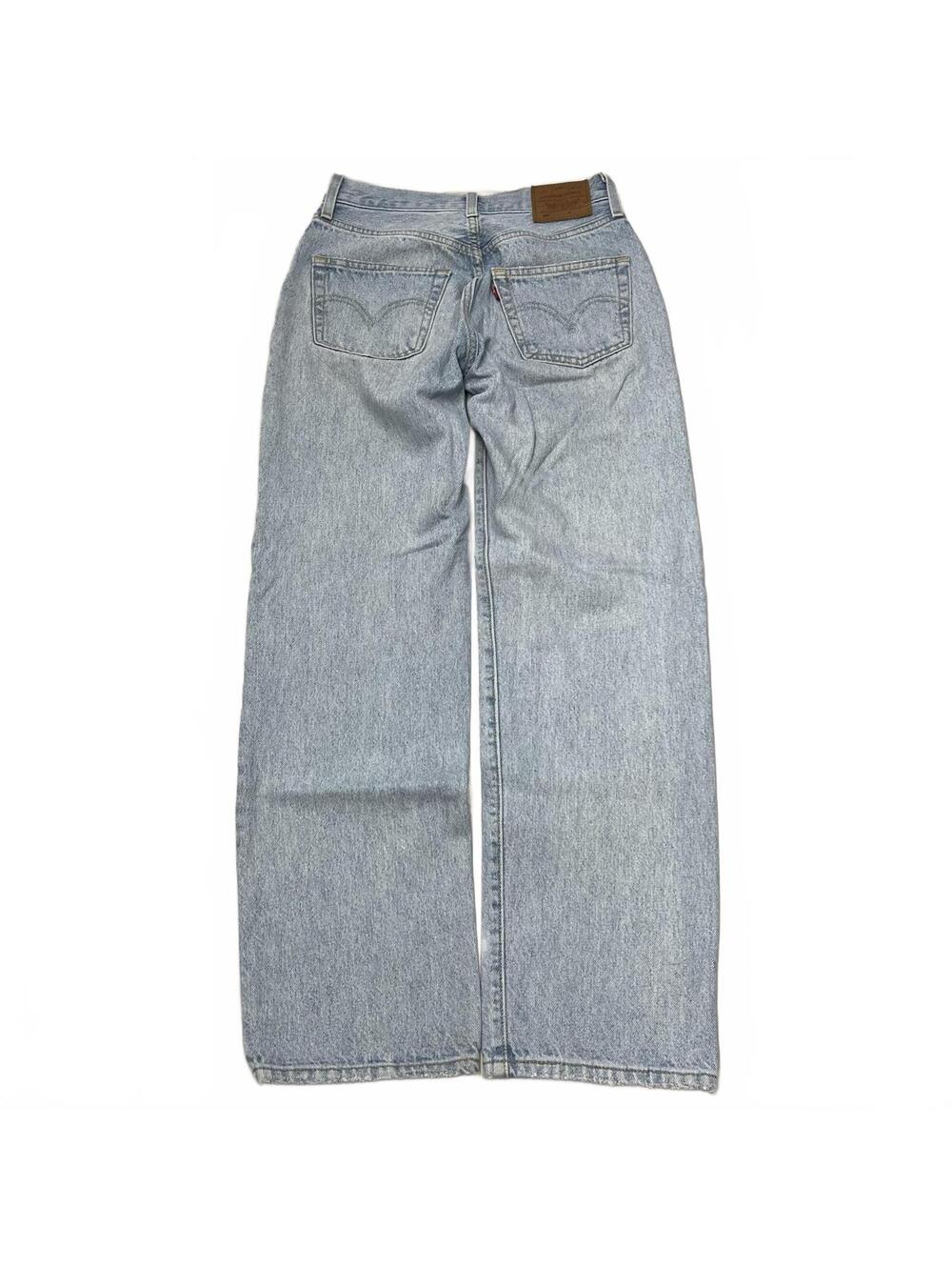 Levi's 501 24x30 Women's Light Wash Jeans High Rise Straight Leg 90s Classic